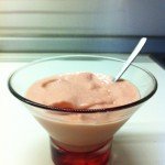 Gelato estemporaneo di fragole