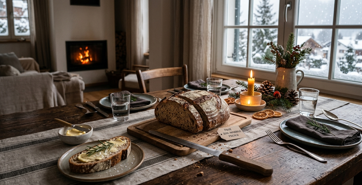 Pane semi-integrale con lievito madre esausto — perché buttarlo è da dilettanti