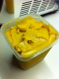 Sorbetto di maracuja o frutto della passione