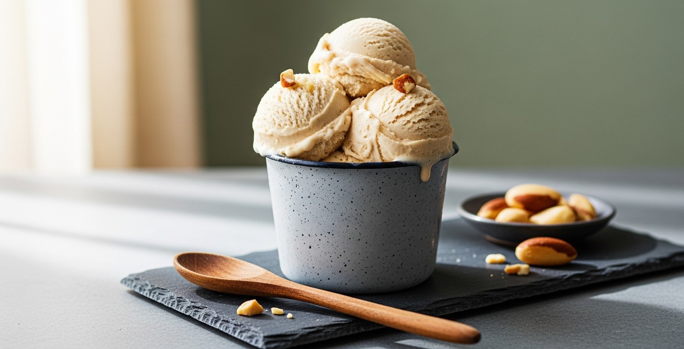 Gelato di noci brasiliane — la versione definitiva